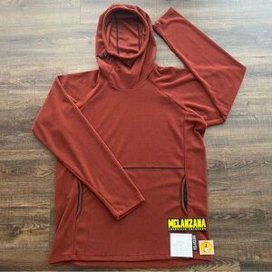 ❤️🏔️🤎2024 Melanzana V2 Microgrid Hoodie Mens Medium Melly All Canyon w/ghost tag